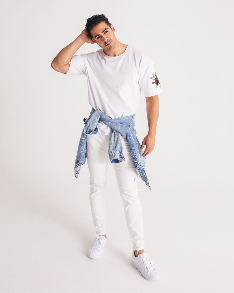All white BY MARVIN JEANS Men's Premium Heavyweight Tee
