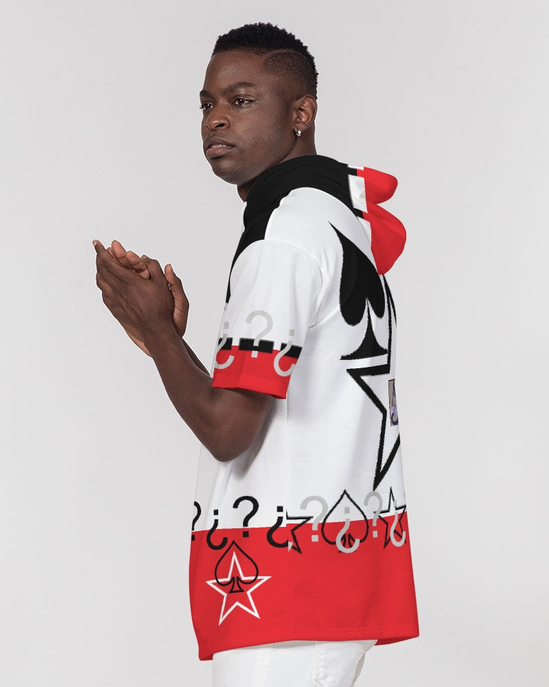 @the MARVIN JEANS company Men's Premium Heavyweight Short Sleeve Hoodie