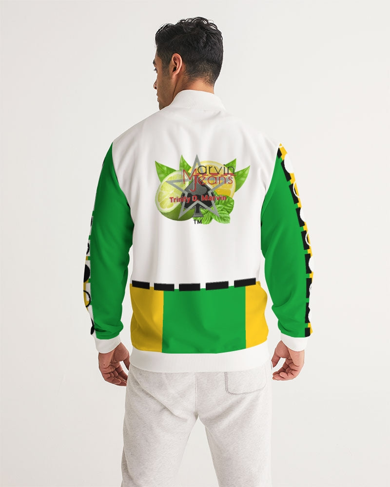 Lemon Lime Green Bay BY MARVIN JEANS Men's Track Jacket