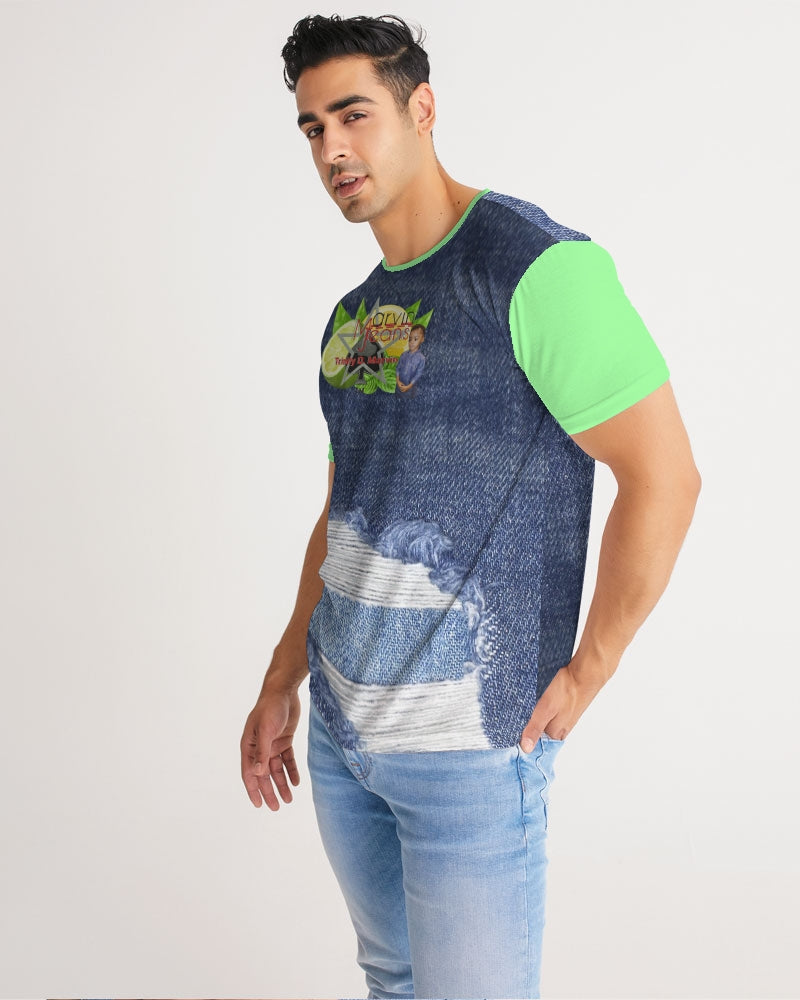 Denim mint by Marvin Jeans and Trinity D Marvin Men's Tee