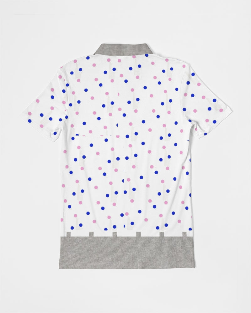 Dots 2.0 by Marvin Jeans and Trinity D Marvin Men's Slim Fit Short Sleeve Polo