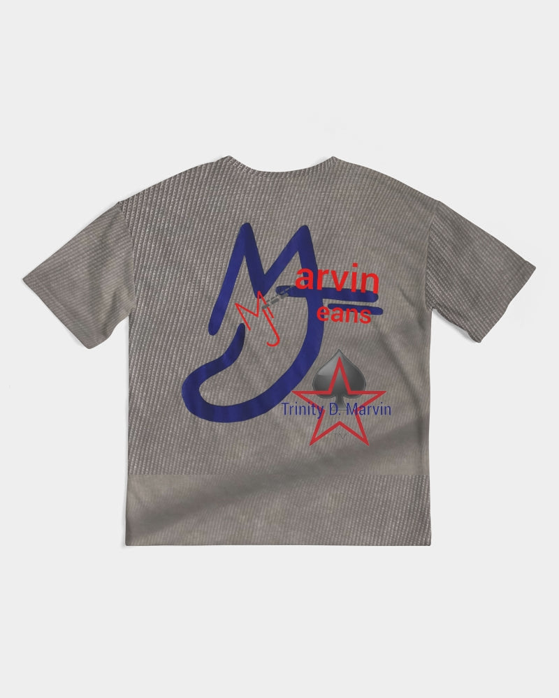 Dark grid by Marvin Jeans and Trinity D Marvin Men's Premium Heavyweight Tee