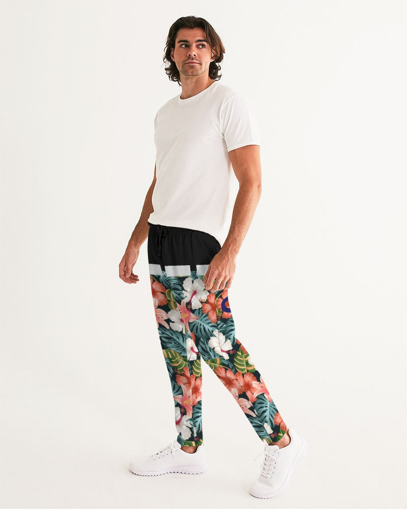 Garden splash by Trinity D. Marvin and Marvin Jeans Men's Joggers