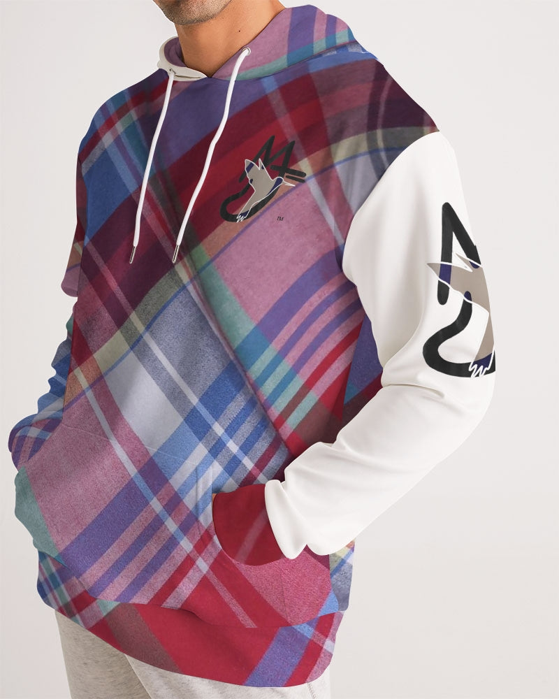 Plaids by Marvin Jeans and Trinity D Marvin Men's Hoodie