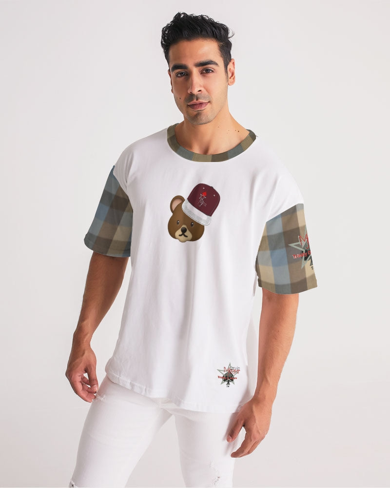 @plaids bear cap Men's Premium Heavyweight Tee
