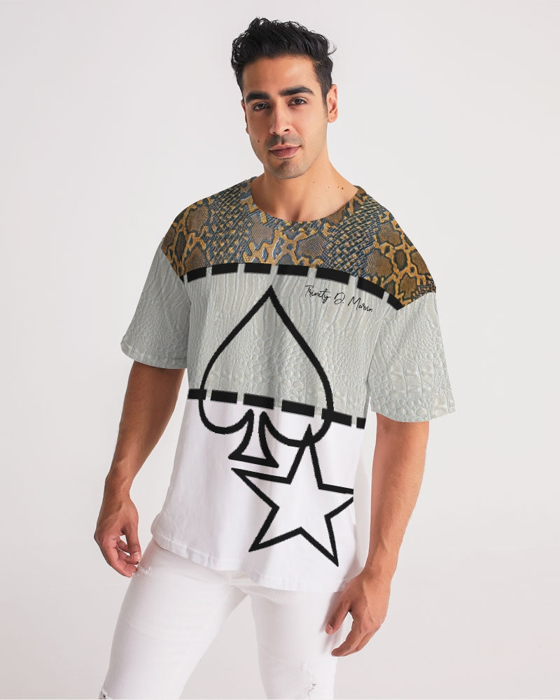 Calf print gator white by Marvin JEANS Men's Premium Heavyweight Tee