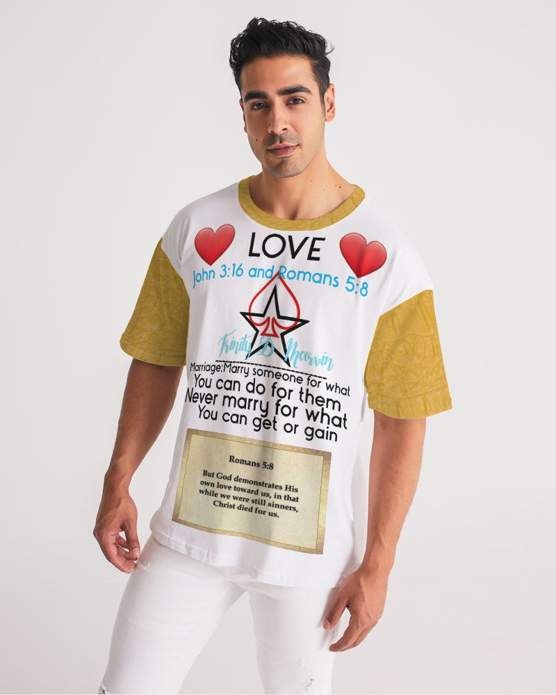 Gator yellow gospel of love Trinity D Marvin Men's Premium Heavyweight Tee