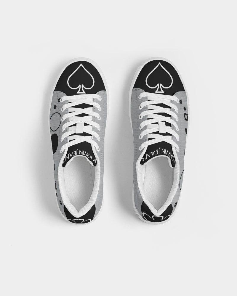 Retro marble BY MARVIN JEANS Men's Faux-Leather Sneaker