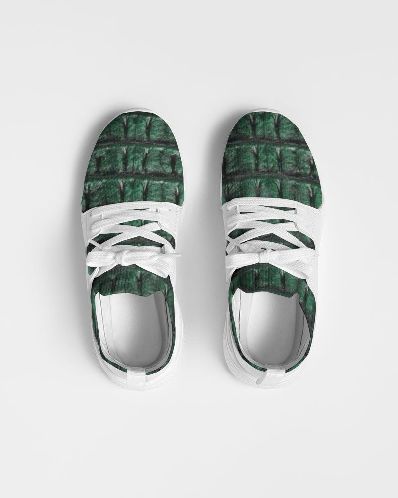 Gator green by Trinity D. Marvin Men's Two-Tone Sneaker