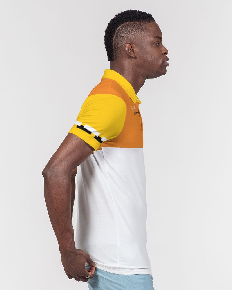 Crazy mix by Marvin Jeans and Trinity D Marvin Men's Slim Fit Short Sleeve Polo