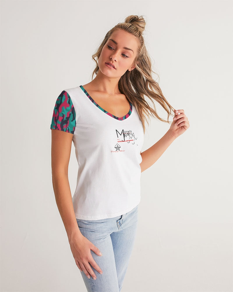 Brilliant BY MARVIN JEANS Women's V-Neck Tee