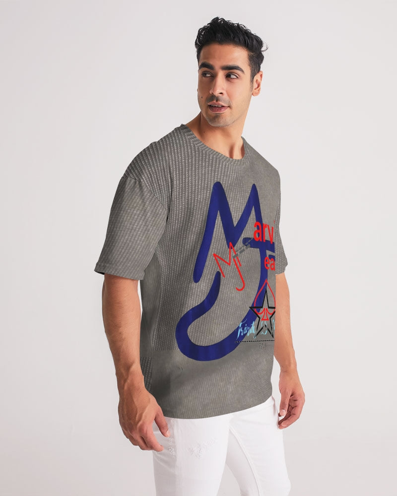 Dark grid by Marvin Jeans and Trinity D Marvin Men's Premium Heavyweight Tee