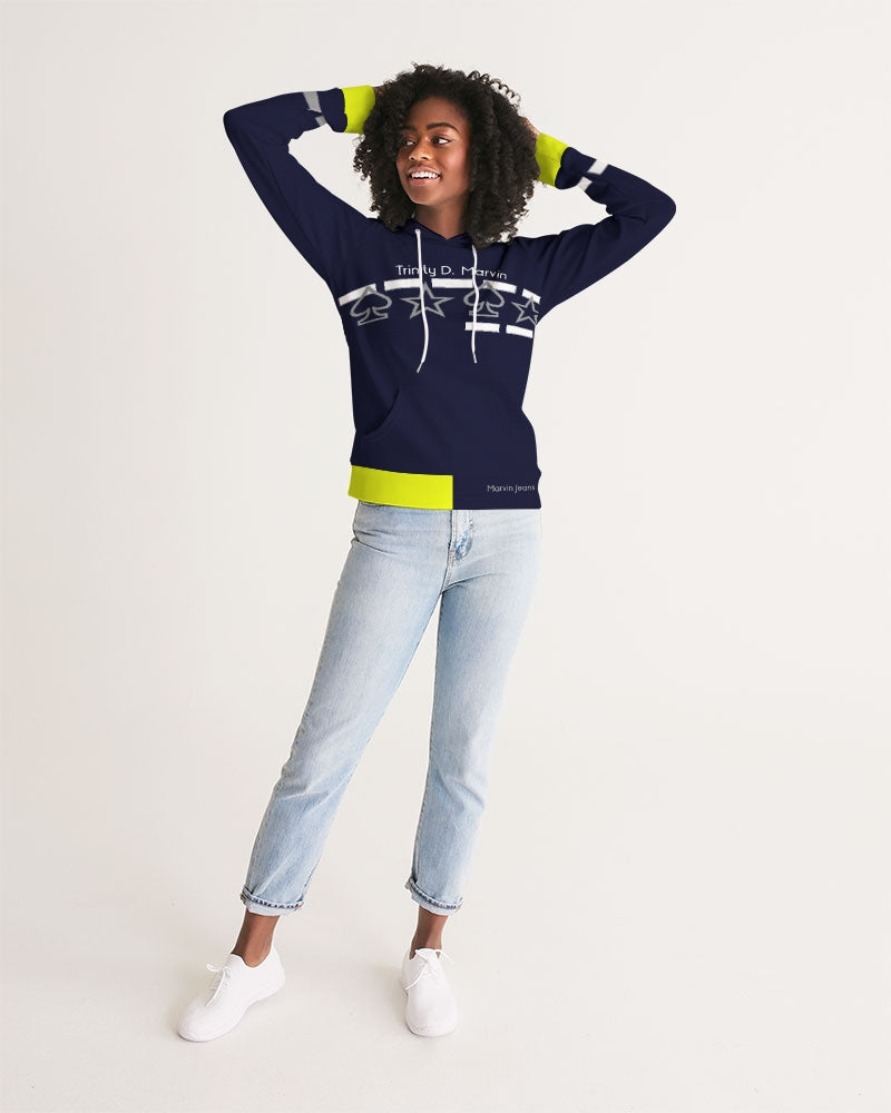 Fashion Icon by Marvin Jeans and Trinity D Marvin Women's Hoodie
