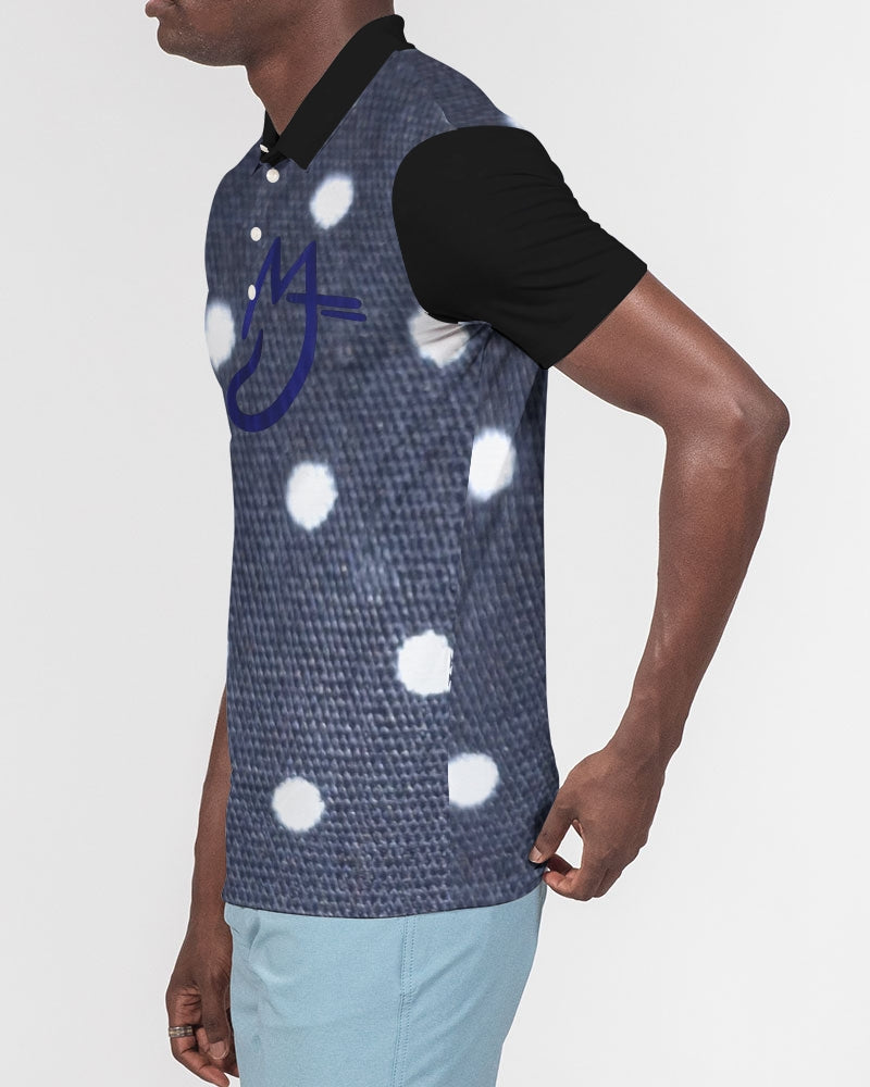 Dots by Marvin Jeans and Trinity D Marvin Men's Slim Fit Short Sleeve Polo