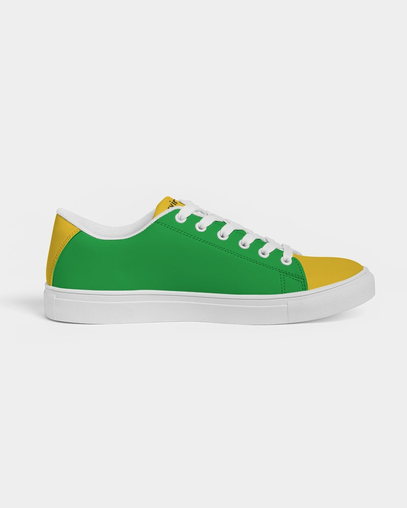 Lemon Lime Green Bay BY MARVIN JEANS Men's Faux-Leather Sneaker