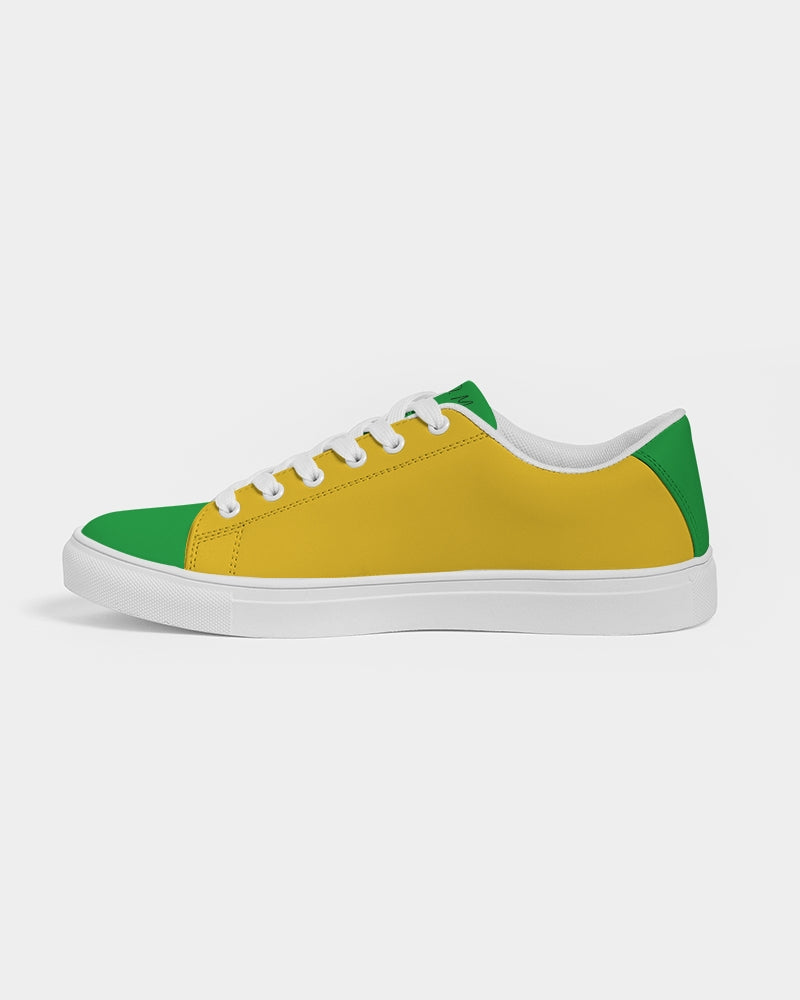 Lemon Lime Green Bay BY MARVIN JEANS Men's Faux-Leather Sneaker