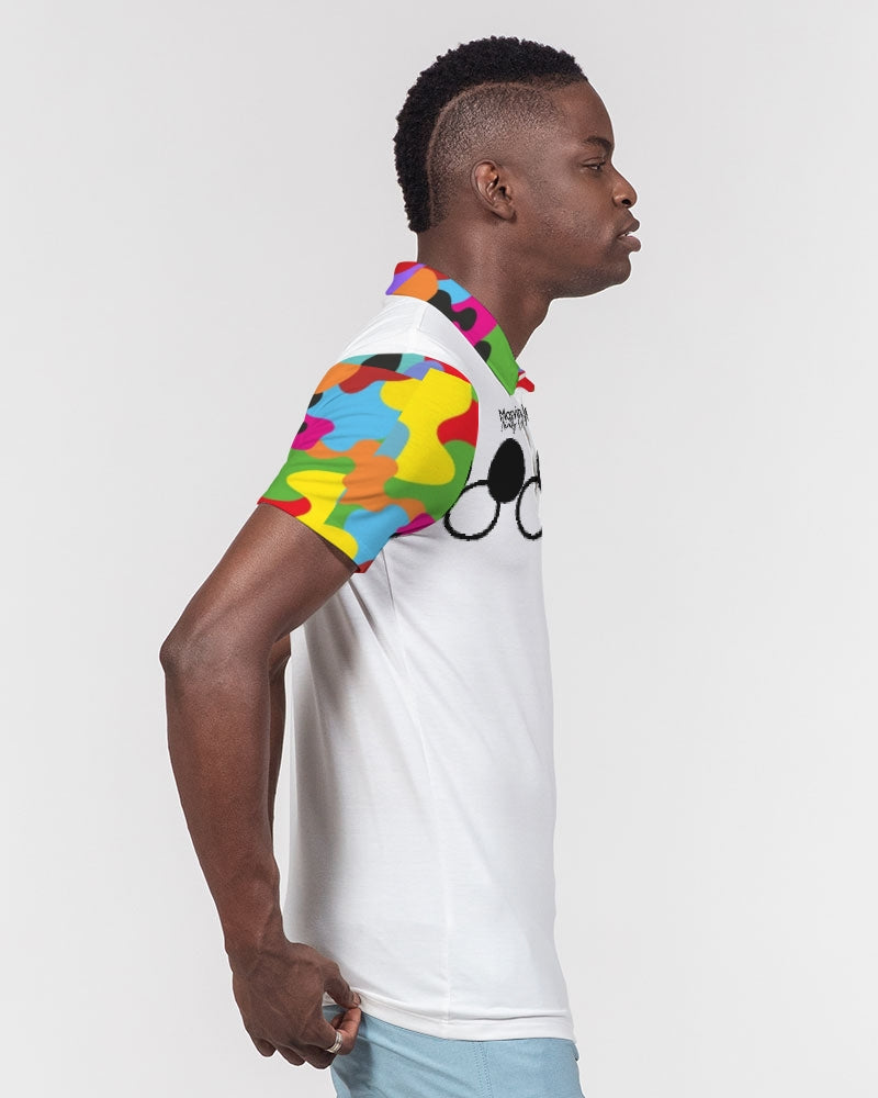 Crazy combo by Marvin Jeans and Trinity D Marvin Men's Slim Fit Short Sleeve Polo