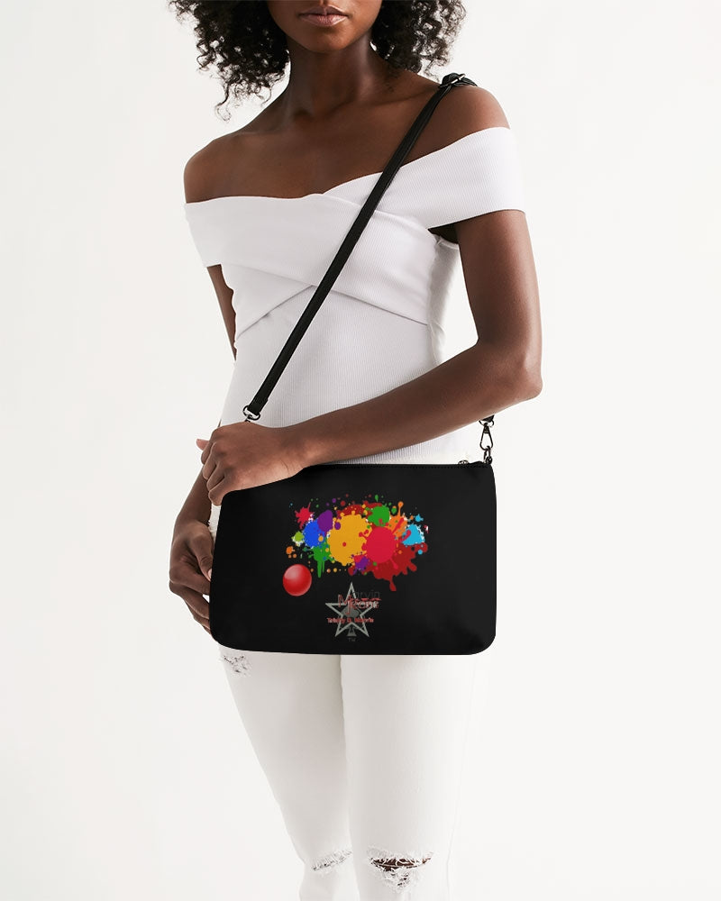 Black Splash by Marvin Jeans and Trinity D Marvin Daily Zip Pouch