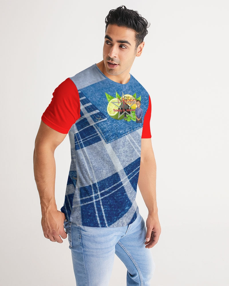 Denim red 1.0 by Marvin Jeans and Trinity D Marvin Men's Tee