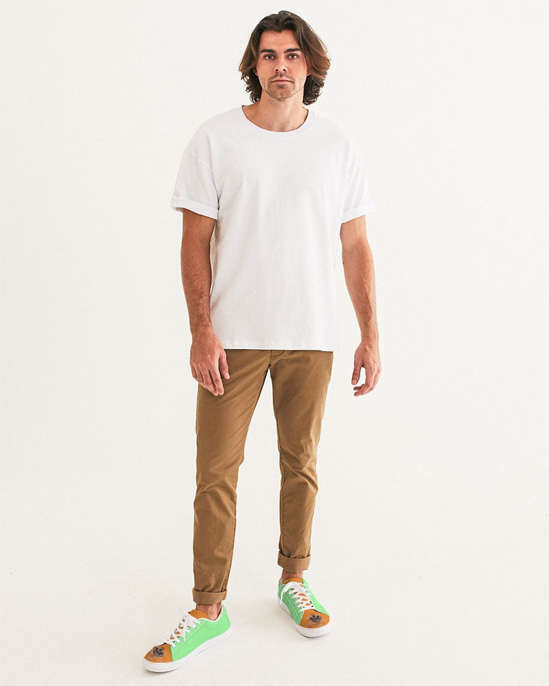 Mint orange by Marvin Jeans and Trinity D Marvin Men's Faux-Leather Sneaker