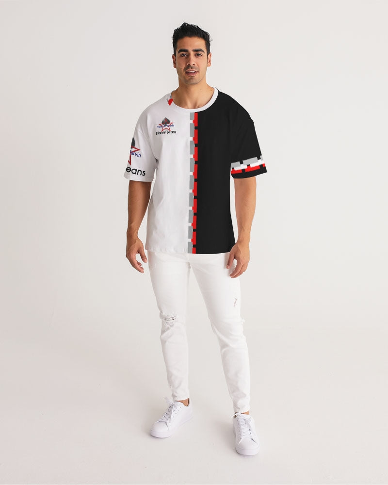 Blackstone half white BY MARVIN JEANS Men's Premium Heavyweight Tee