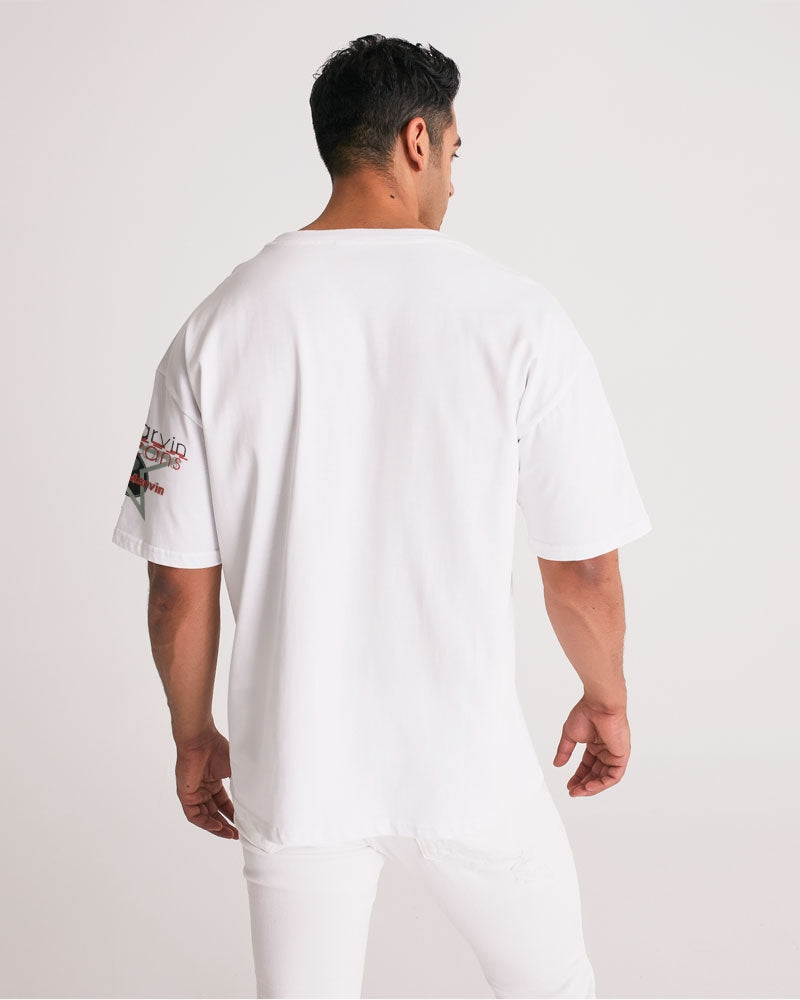 All white BY MARVIN JEANS Men's Premium Heavyweight Tee