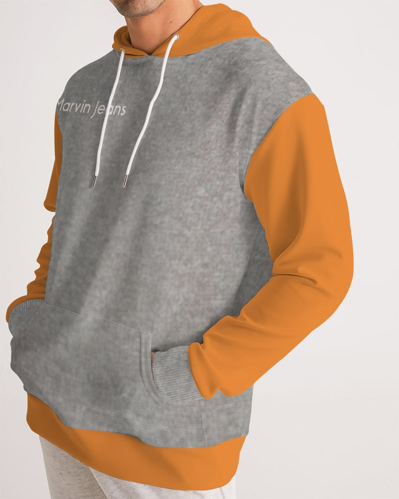 Cool grey orange by Marvin Jeans and Trinity D Marvin Men's Hoodie