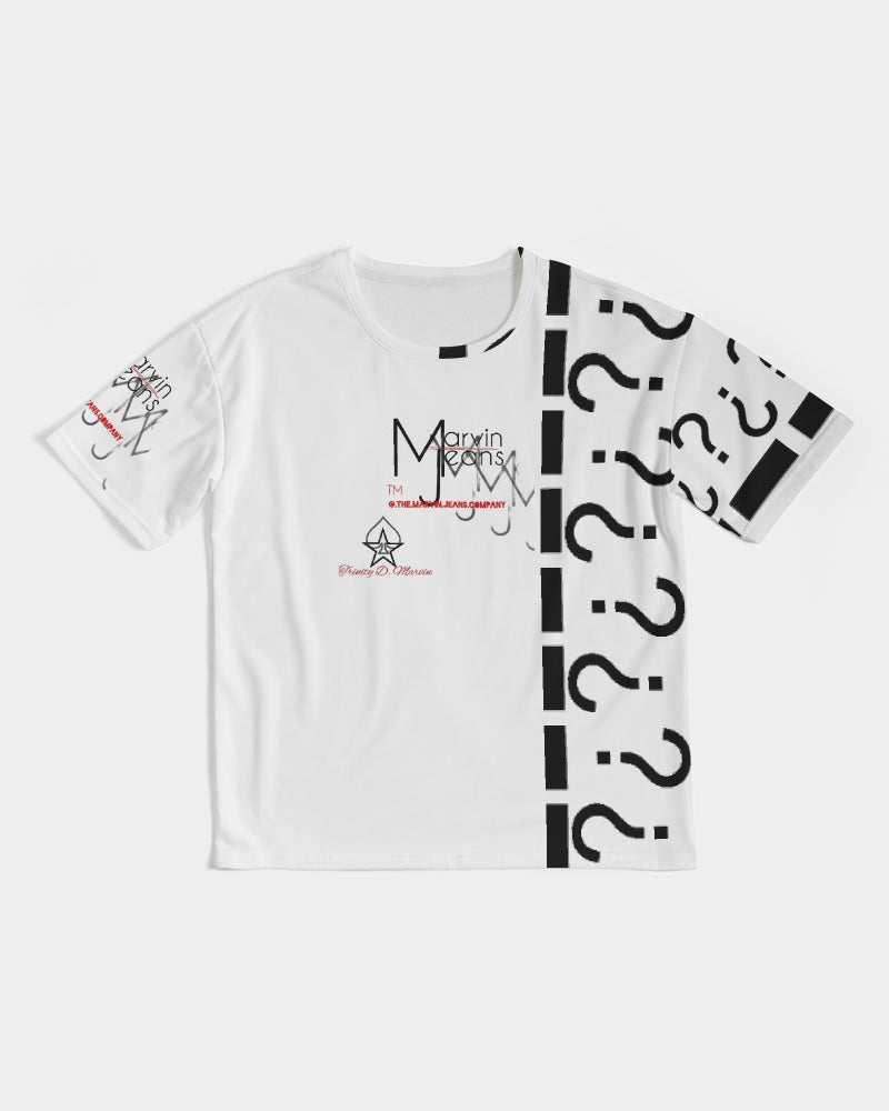 All white Marvin Jeans Men's Premium Heavyweight Tee