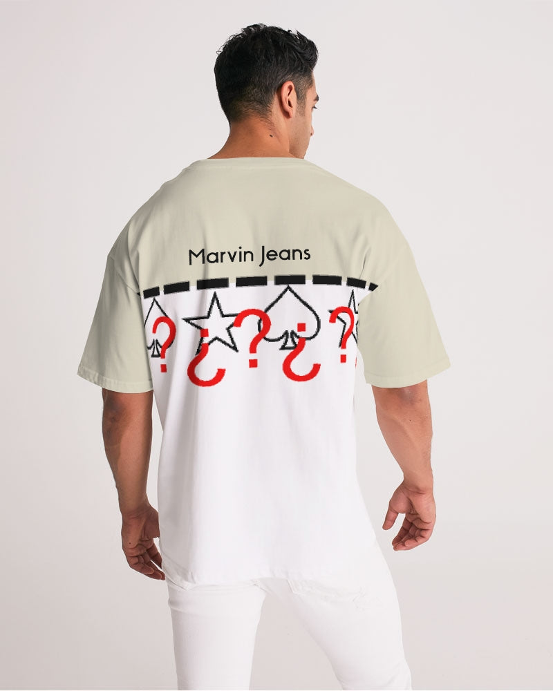 Gospel message Roman's 5:8 Men's Premium Heavyweight Tee