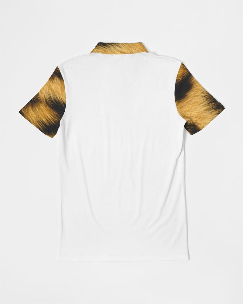 Leopard by Marvin Jeans Men's Slim Fit Short Sleeve Polo