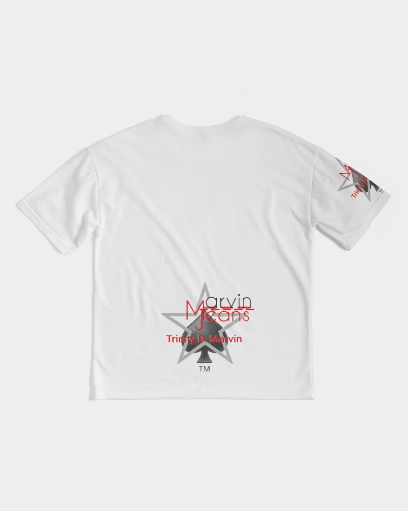 All white Men's Premium Heavyweight Tee