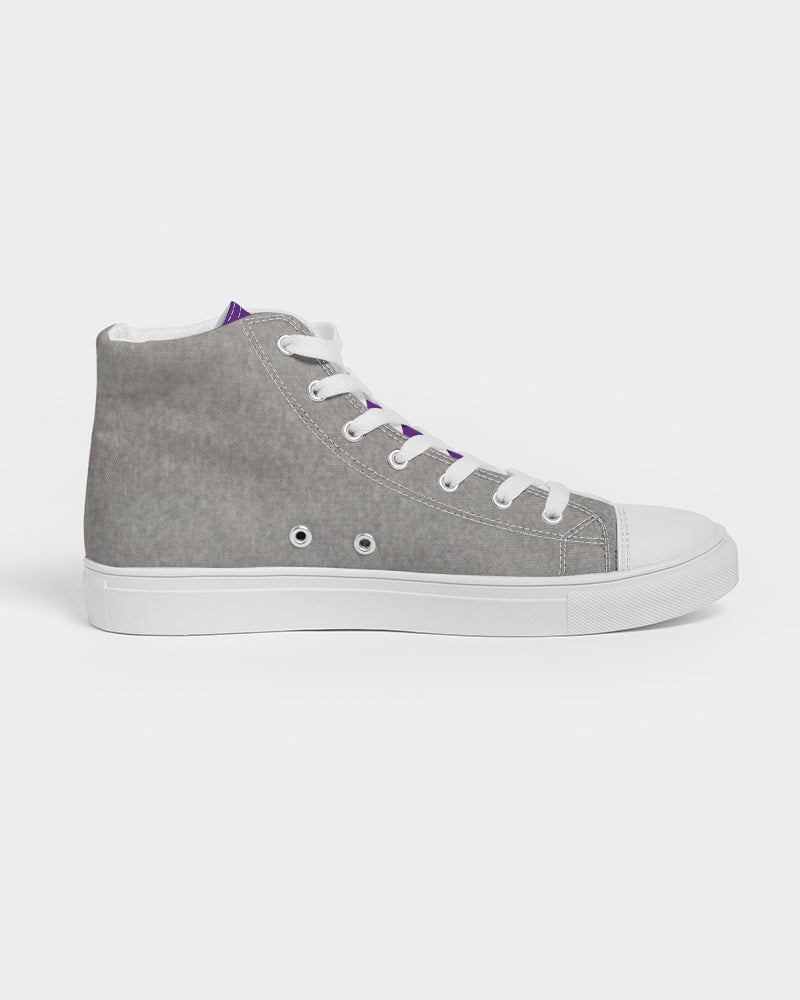 Cool grey mix half purple by Marvin Jeans and Trinity D Marvin Men's Hightop Canvas Shoe