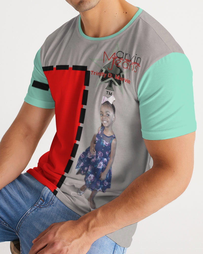 Light grey color mix by Marvin Jeans and Trinity D Marvin Men's Tee