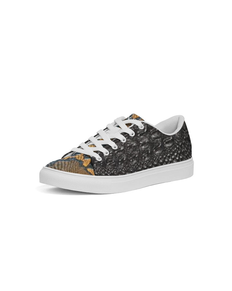 Gator black calf print tip BY MARVIN JEANS Men's Faux-Leather Sneaker