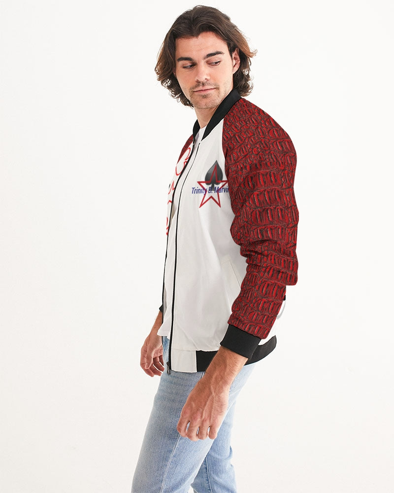Trinity D Marvin ( Gator Red) Men's Bomber Jacket