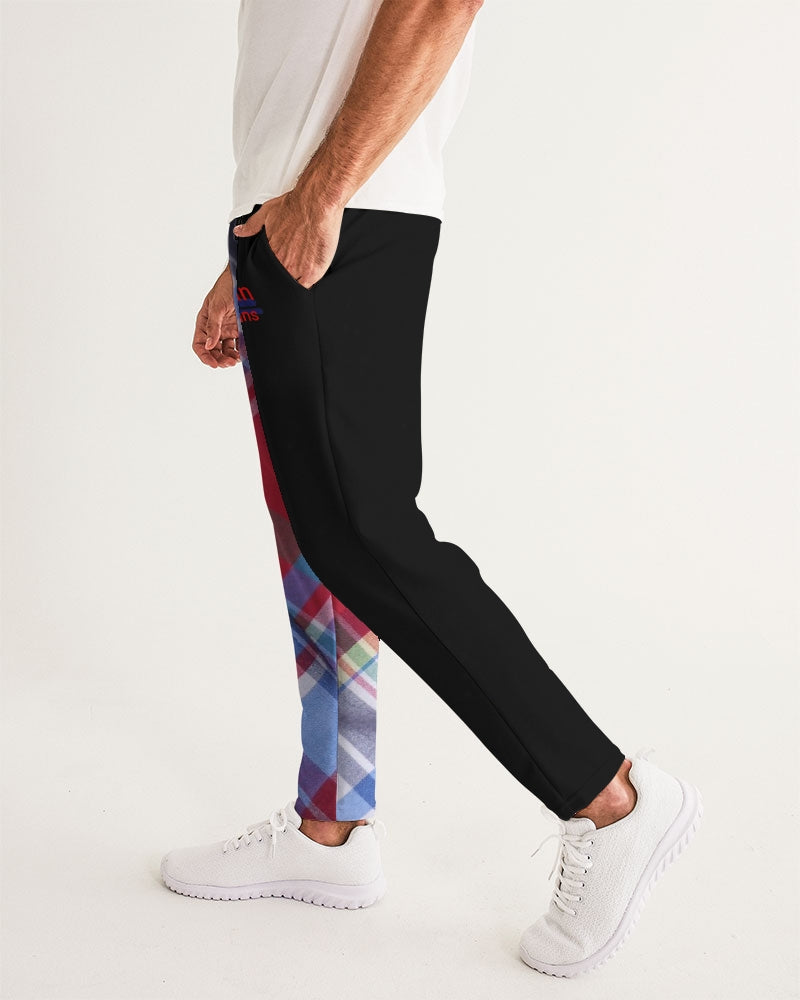Plaids half black by Marvin Jeans and Trinity D Marvin Men's Joggers