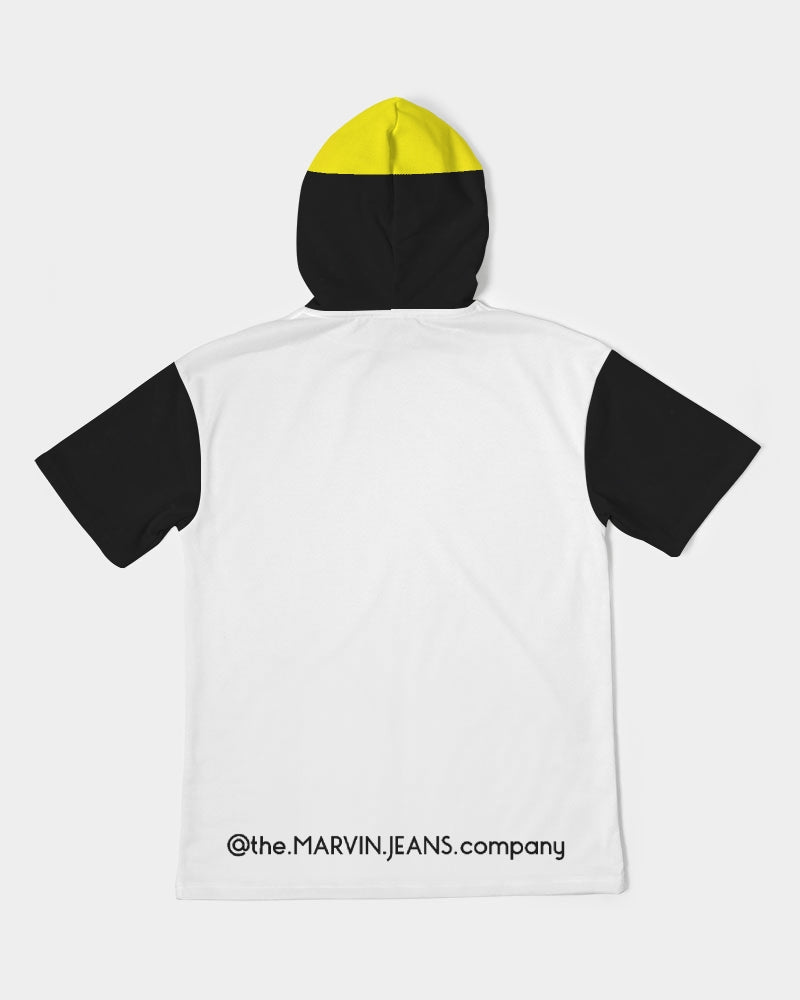 Black Legacy by Marvin Jeans Men's Premium Heavyweight Short Sleeve Hoodie