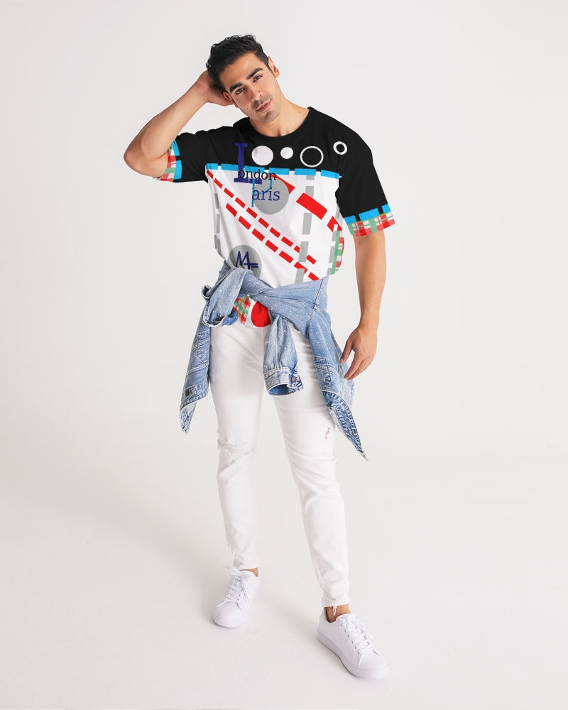 London Paris off grid by Marvin Jeans and Trinity D Marvin Men's Premium Heavyweight Tee