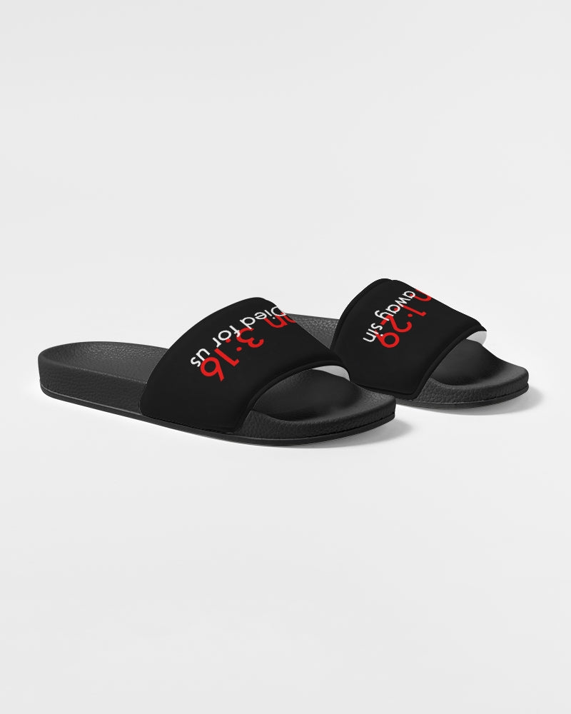 John 3:16 BY MARVIN JEANS Men's Slide Sandal