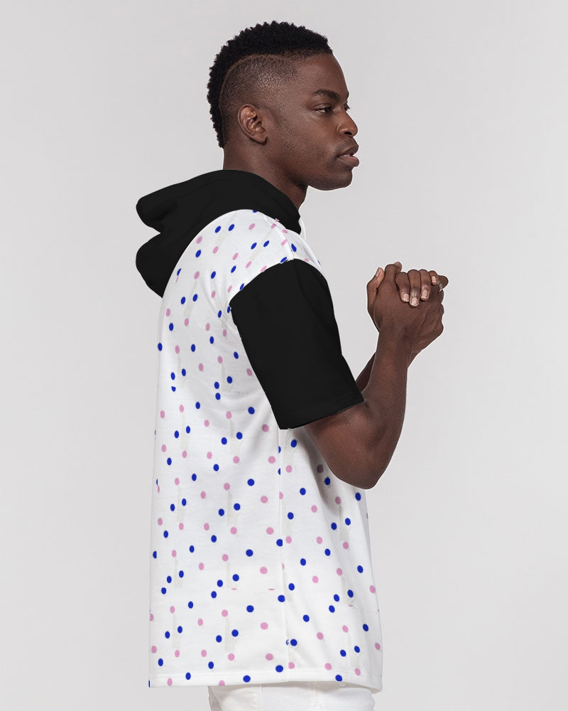 Dots 2.0 by Marvin Jeans and Trinity D Marvin Men's Premium Heavyweight Short Sleeve Hoodie