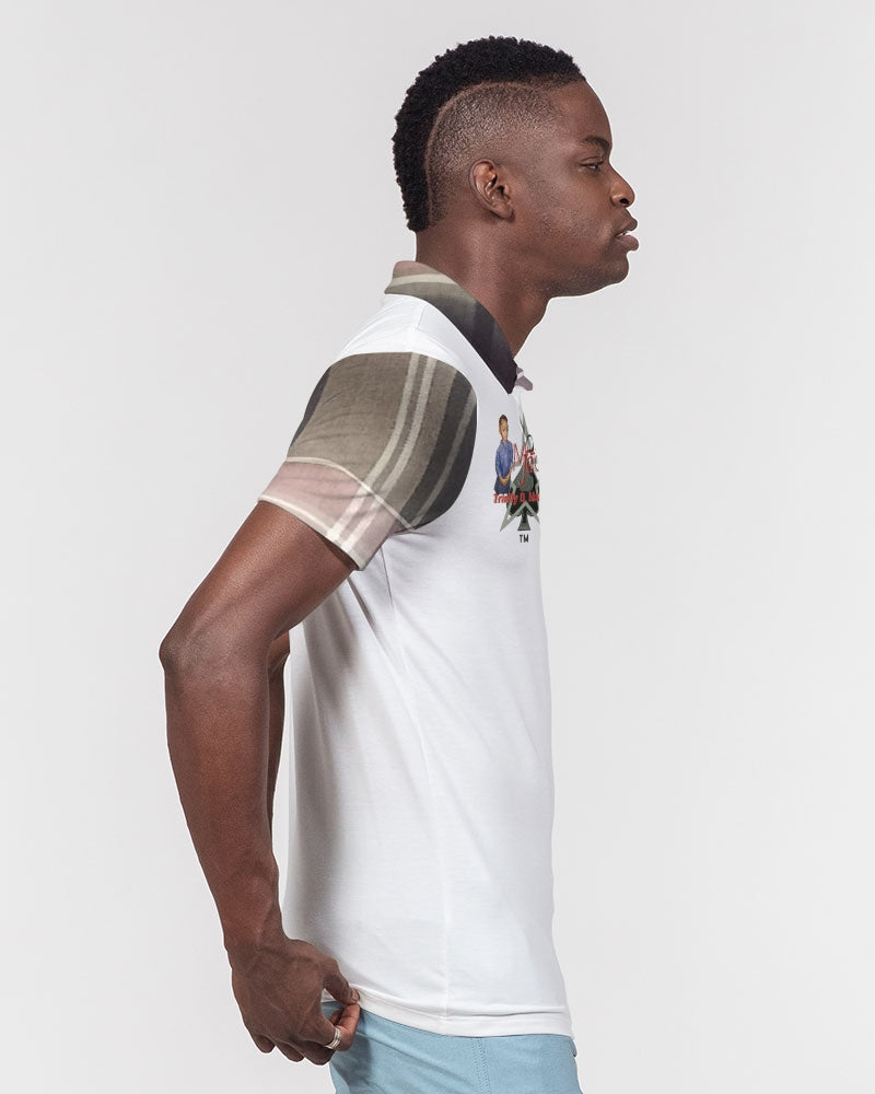 Zero by Marvin Jeans and Trinity D Marvin Men's Slim Fit Short Sleeve Polo