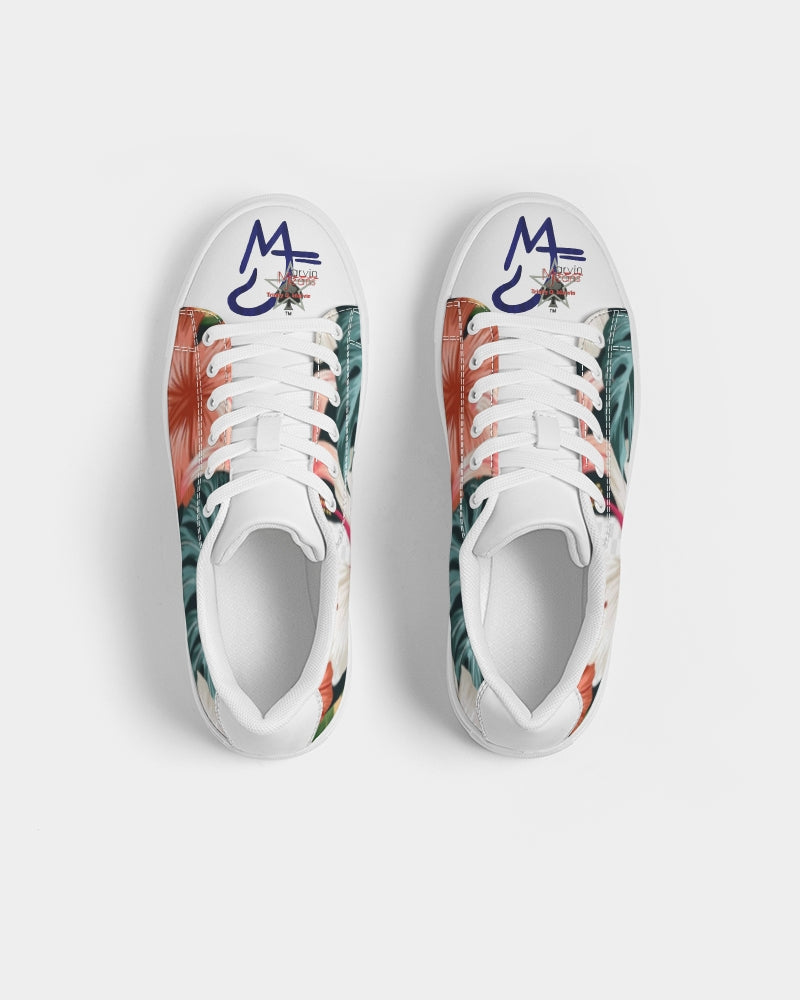 Garden splash by Trinity D. Marvin and Marvin Jeans Men's Faux-Leather Sneaker