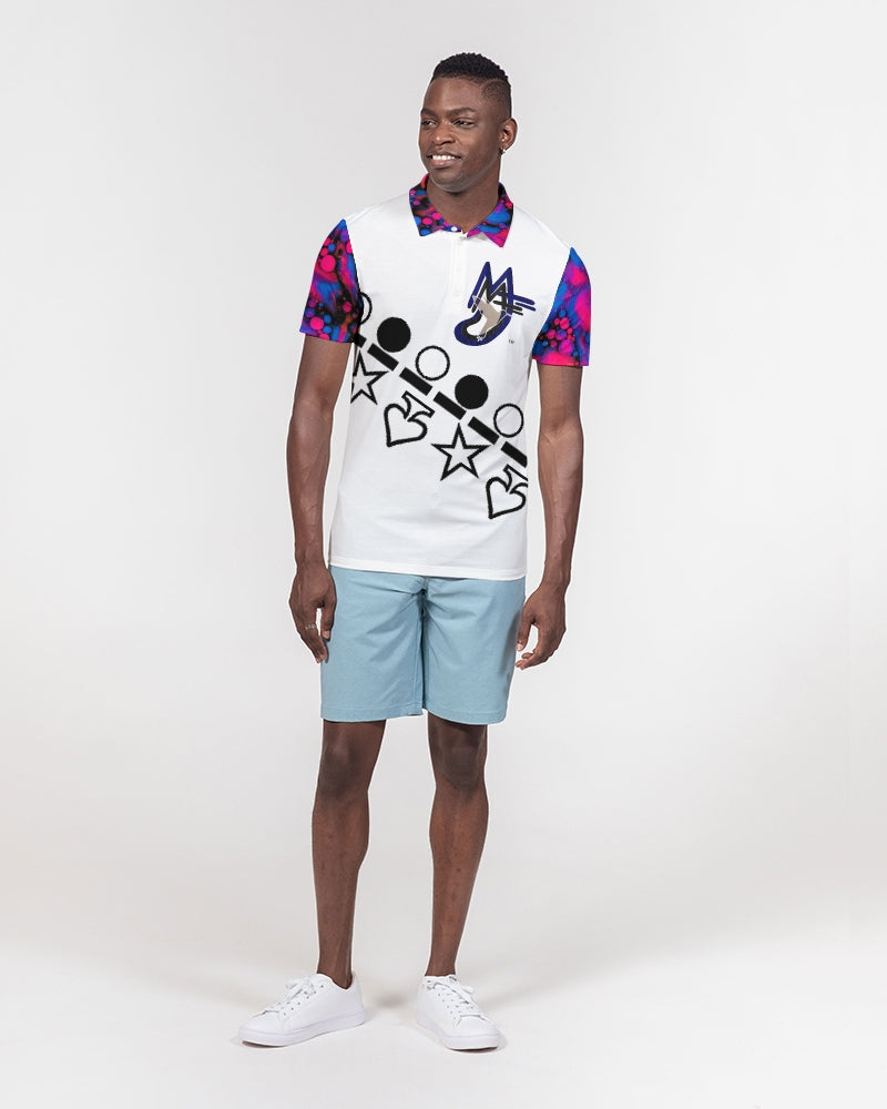 High tide by Marvin Jeans and Trinity D Marvin Men's Slim Fit Short Sleeve Polo