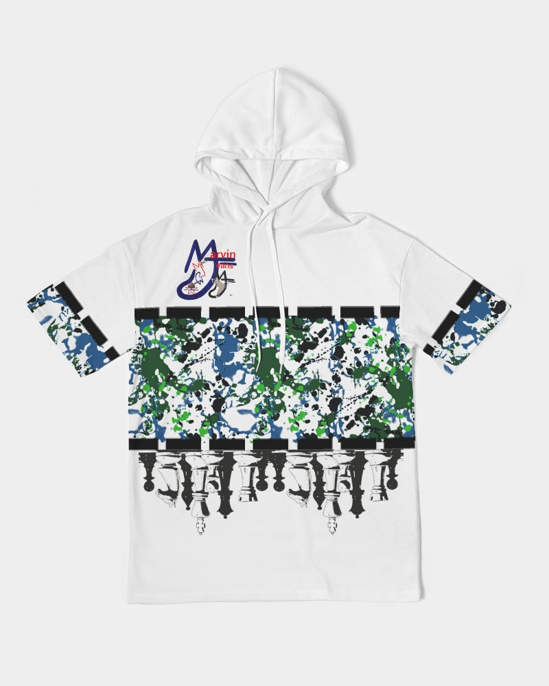 Wild splash chest board Men's Premium Heavyweight Short Sleeve Hoodie