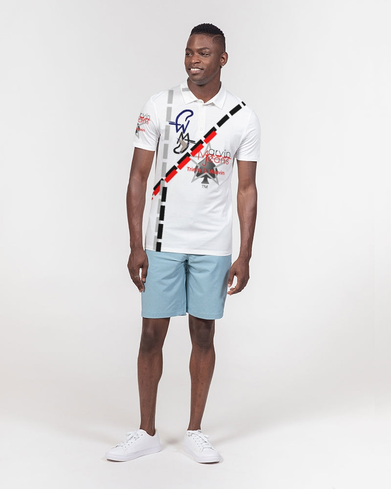 Logo's by Marvin Jeans and Trinity D Marvin Men's Slim Fit Short Sleeve Polo