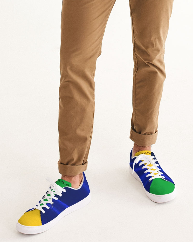GREATER Men's Faux-Leather Sneaker