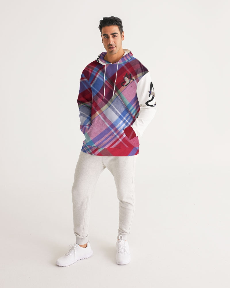 Plaids by Marvin Jeans and Trinity D Marvin Men's Hoodie