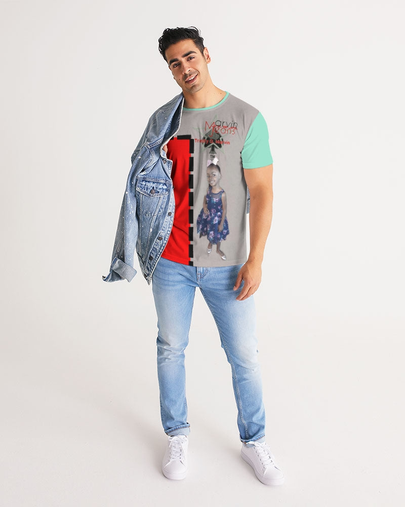 Light grey color mix by Marvin Jeans and Trinity D Marvin Men's Tee