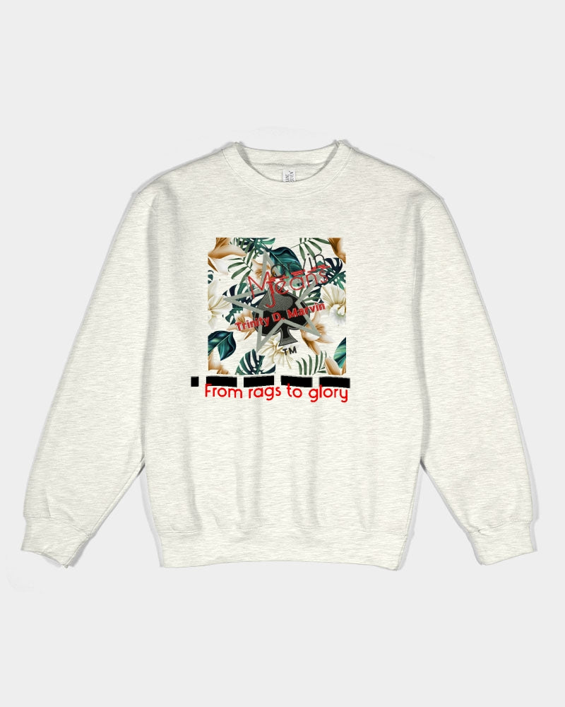 Rosewood from rags to glory by Marvin Jeans and Trinity D Marvin Unisex Premium Crewneck Sweatshirt | Lane Seven