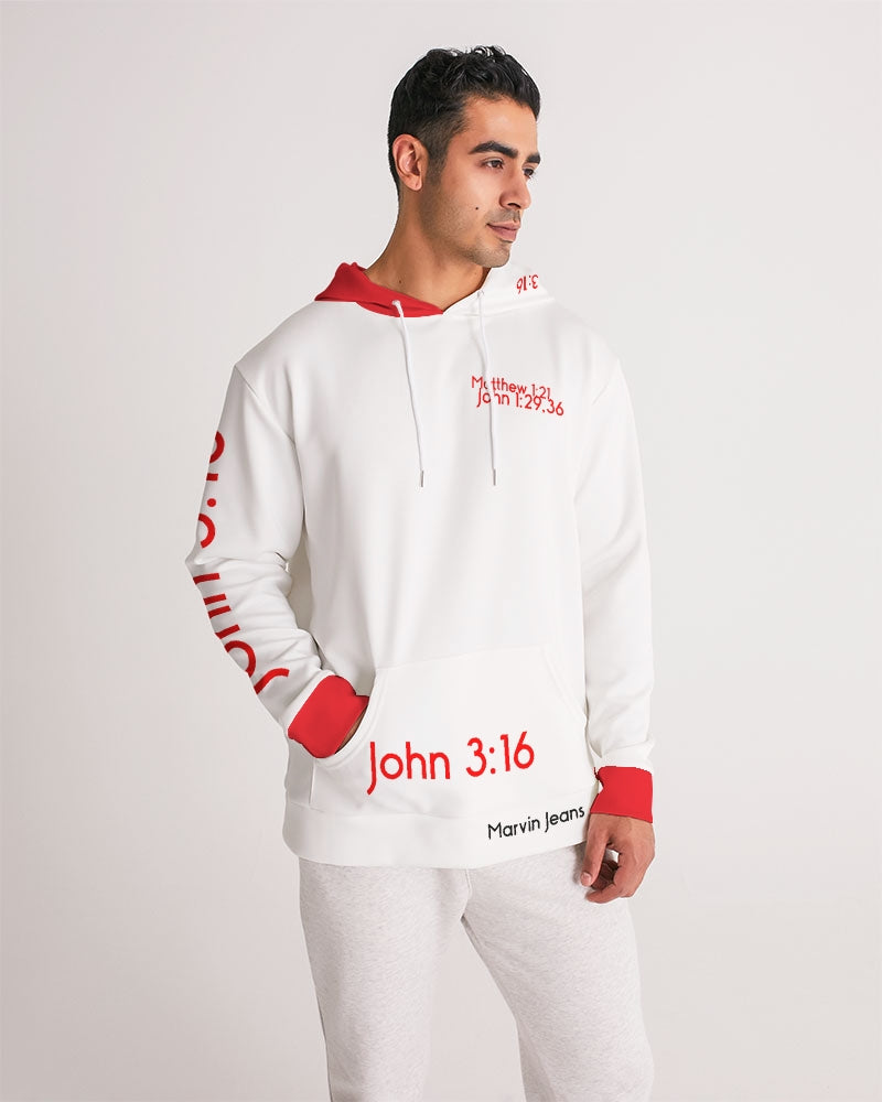 John 3:16) Gospel message Men's Hoodie